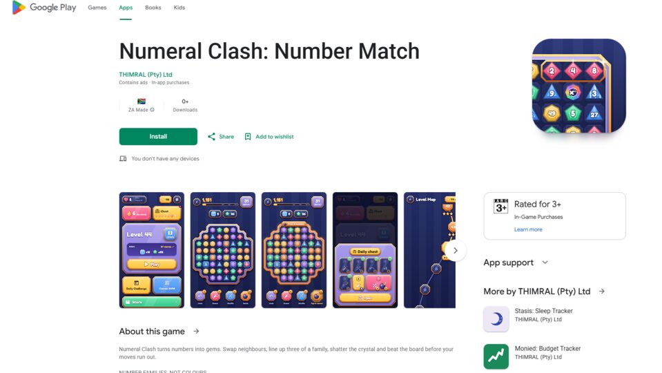 Numeral Clash: Number Match screenshot